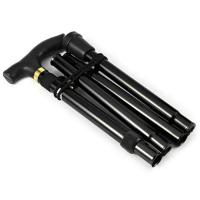 Bastón Telescópico De Aleación De Aluminio Para Senderismo Y Trekking Plegable Con Punta De Goma Para Ancianos Bastón De Caminar - details 9
