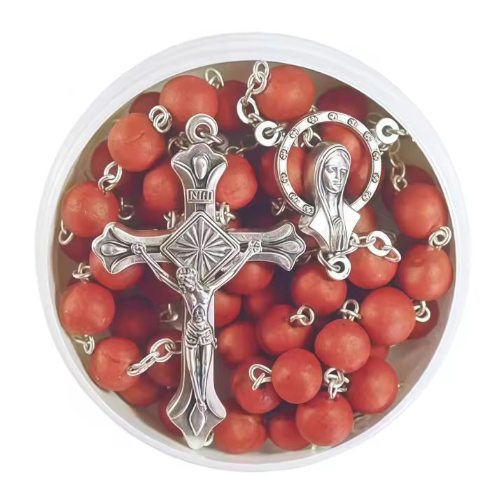 EDICROMO ROSARIO PETALOS DE ROSA REGALO 6x5x2 Cms. - 1