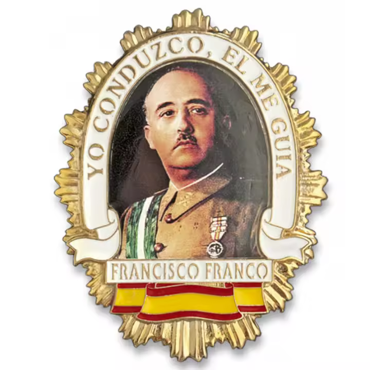 Placa-chapa cartera Francisco Franco - 1