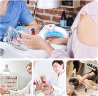 Secador de uñas portátil | Secador de uñas para decoración de uñas | Secador de uñas de gel portátil para arte de uñas, Secador de clip plegable, Secador portátil, Herramientas de arte de uñas, Plegable con luz, Secador de uñas para mujer - details 1