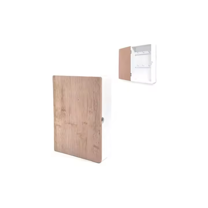 Armario Colgador de Llaves de Pared Diseño Nordico 19x6x27cm - 1
