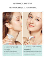 El nuevo instrumento de belleza eléctrico para el cuello diluye las líneas del cuello, las líneas nasolabiales, reafirma y levanta el rostro, compresa caliente a temperatura constante y rejuvenece la piel. - details 16