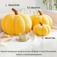 Cojín De Tofú De Halloween Suave Y Algodón Para Decoración De Habitación Y Niños Muñeco De Plantas Suavizante En Forma De Calabaza Decorativo Y Cómodo - details 14