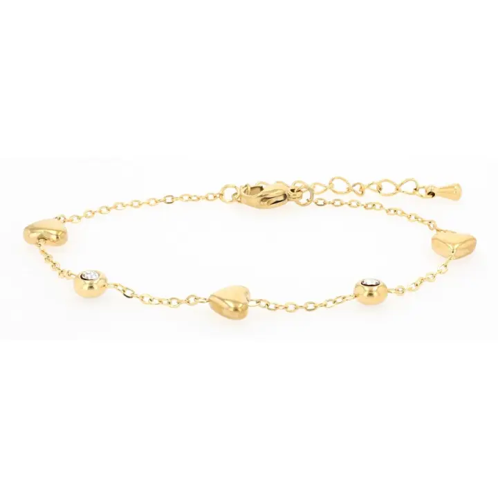 Akzent® Pulsera Corações em Aço Inoxidável 0606 - 1