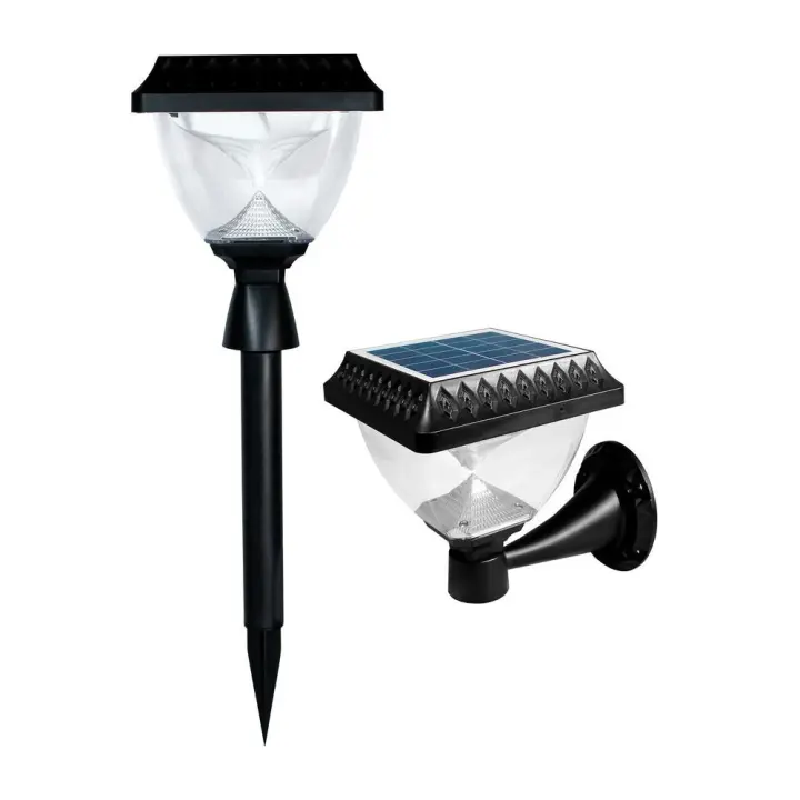 Farol Solar, estaca, pared, luz calida, blanca, mando a distancia, alta luminosidad, temporizador - 1