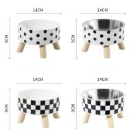 Tazón Para Perros Y Gatos De Plástico Con Altura Grande Resistente Al Choque Gran Capacidad Tazón De Alimentos Para Mascotas - details 5