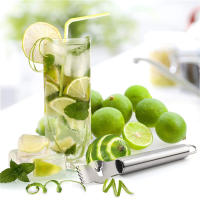 Zestador De Naranja Y Limón De Acero Inoxidable LMETJMA Con Cuchillo Y Bucle Para Colgar Eco-amigable Y Con Agarre KC0127 - details 5