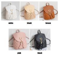 Mochila Mini De Mujer Moda PU Cuero Pequeña Con Cordón Estilo Casual Para Estudiantes Bolsa De Libros Colorido Dibujos Animados - details 2