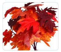 Rama Artificial De Hojas De Maple Caídas Para Otoño Decoración De Mesa Para Halloween Y Agradecimientos Flores Artificiales Para Jardín Y Hogar - details 1