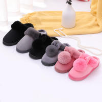 Zapatillas De Peluche Para Mujer Otoño Calientes Antideslizantes Comodidad Plush Interior De Casa Couplés Zapatos Suaves Para Hombres Sin Tacón Para Dormitorio - details 1