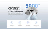 Official | Xiaomi Robot Vacuum S40C, Potente Ventilador de Succión de 5000 Pa, Depósito de Agua y Depósito de Polvo de Alta Capacidad, Sistema de Navegación Inteligente LDS - details 2