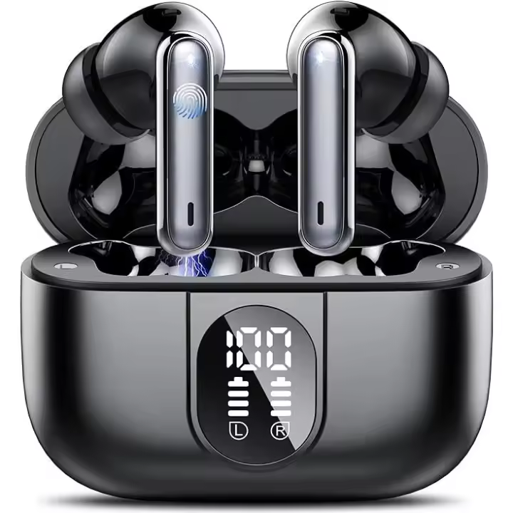 ANC + ENC-auriculares 9D HiFi Surround Bass, Cascos with Bluetooth, reducción de ruido, resistentes al agua - 1
