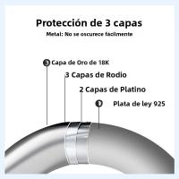 Anillo De Bodas Para Mujer 925 Plata Esterlina Brillante Oval Moissanita 1-2 Carrat Engaño Joyería Fina Anillo De Propuesta - details 7