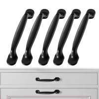 UDS. Tiradores Negros para Puertas de muebles, muebles de Cocina, harrajes para armarios, Pomos y Tiradores para cajas de tocador, accesorios para muebles de baño - details 4