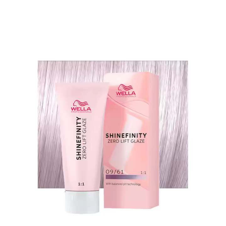 Wella Shinefinity Iced Platinum 09/61 Rubio Muy Claro Violeta Ceniza 60ml - 1