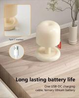Lámpara De Mesa LED En Forma De Hongo Con Sensor Táctil Y Iluminación Rechargeable Luz De Ambiente Para Decoración Nórdica Luz De Noche Con Efecto Atardecer Para Decoración Del Hogar - details 3