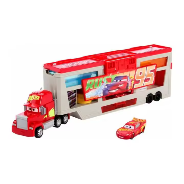 CAMION CARS MACK TALLER DE PINTURA MOVIL DE MATTEL - 1