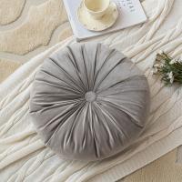 Almohada redonda de calabaza hecha a mano, color sólido, cojín redondo Morandi, cojín para sofá futón, cojín para mesita de noche - details 1