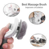 Cepillo De Aseo Para Mascotas Cepillo De Pelaje Para Perros Y Gatos Herramienta De Peluquería Para Animales Eliminador De Pelo De Mascotas - details 6
