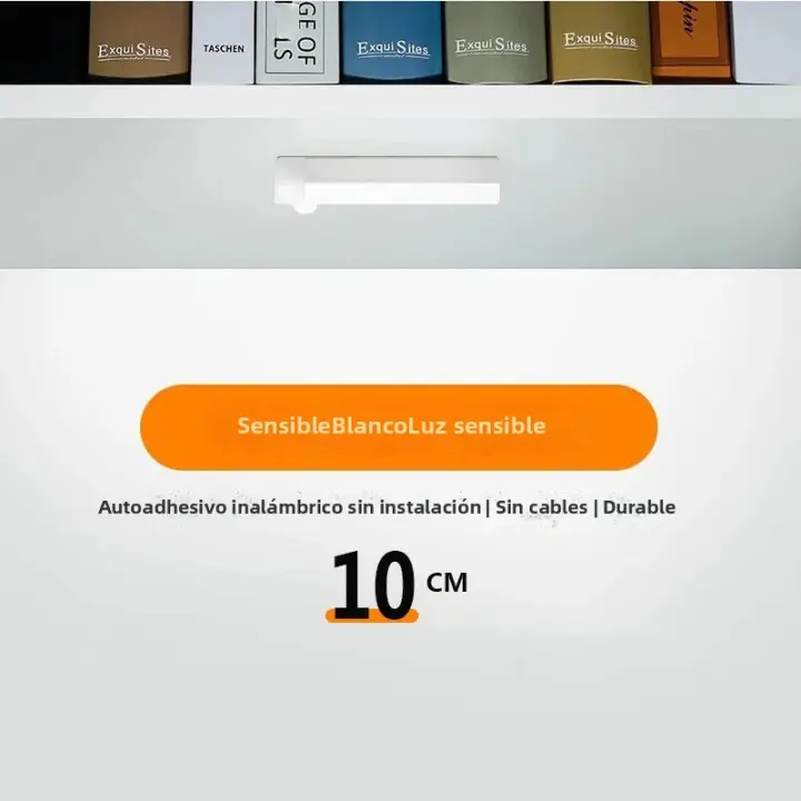 Luz Nocturna LED Inalámbrica Con Sensor De Movimiento Para Armario Habitación Armario Ajustable Brillo Interior Iluminación - 1