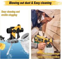 1400ML Electric Spray Gun Paint Steel Coating Airbrush 4 Nozzle Suitable For Furniture Cabinet Fence Wall Door DIY Work - details 5