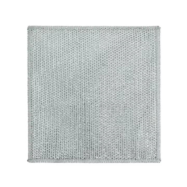 Esponja De Limpieza Para Cocina Con Red De Acero Y Algodón Eliminador De Manchas Y Rusticidad Cepillo De Limpieza Doméstico - 1