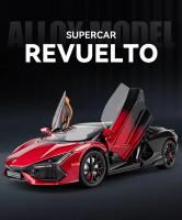 Lamborghini Revuelto Supercar De 1:24 En Escala Colección De Juguetes Metálicos Con Sonido Y Luz Vehículo Diecast Para Niños - details 0