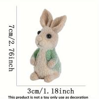 Colgante De Conejo De Pascua En Resina Adorno De Bunny Para Decoración De Mesa Y Hogar Miniatura Regalo Ideal Para Pascua - details 5