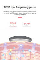 Masajeador De Cuello Y Hombros Eléctrico Con Pulso Magnético De 4 Cabezas Relajación De Vertebra Cervical Alivio Del Dolor Magnetoterapia TENS - details 2