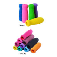 5/10 Piezas De Espuma Para Agarre De Lápiz En Forma De Vaso Color Aleatorio NBR Elástico Para Lápices Móviles Lápices De Madera Y Lápices De Perforación - details 3