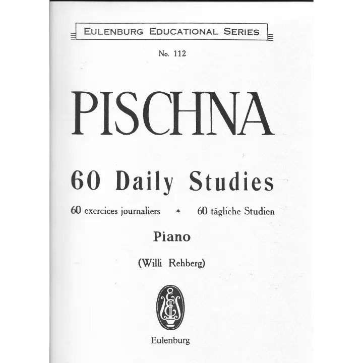 Pischna, Johann. 60 Daily Exercises D - 1