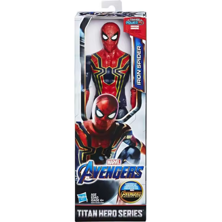 Figura Titan Hero Iron Spider Vengadores Avengers Marvel 30cmFigura  Coleccionable - Idea de Regalo- Mercancia Oficial - Juguetes para Niños y Adultos - Movies Fans - Muñeco para Coleccionistas y Exposición - 1