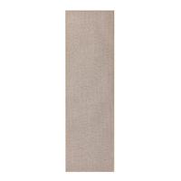Alfombra Antideslizante de Yute Sintético 80x300 cm, Lavable a Máquina, para Salón, Dormitorio y Comedor, Color Marrón Camello - details 0