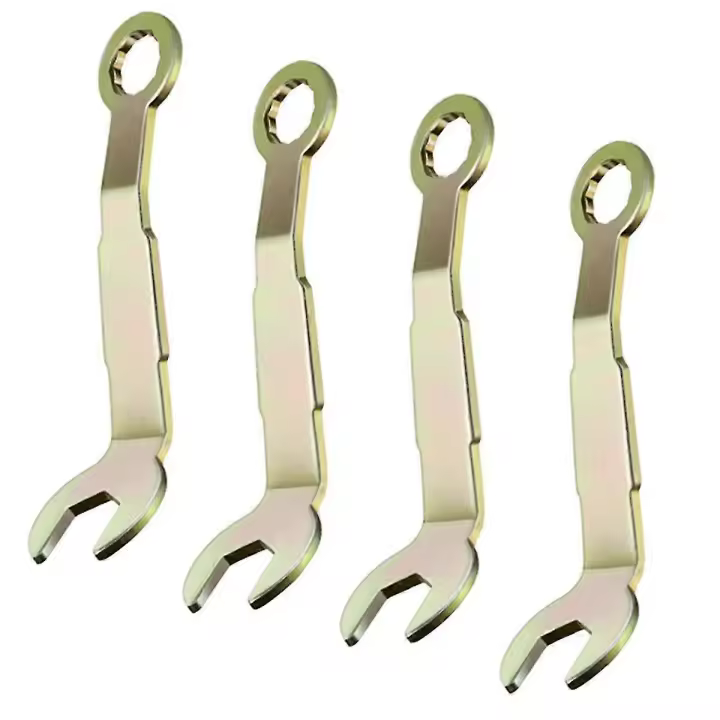 4 llaves de ajuste de pivote para percha de puerta corrediza, llave de bolsillo de ajuste para puerta de armario, llave abierta de 3/8 de pulgada - 1