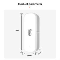 2PCS Sensor De Temperatura Y Humedad WiFi CozyLife Termómetro Conectado a Smarthome Compatible Con Alexa Google Assistant Para El Hogar Inteligente - details 7