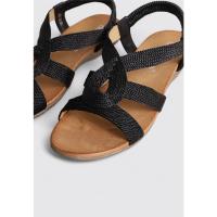 Amarpies ABZ28691 Sandalias Planas Mujer Negro - details 1