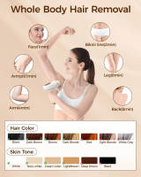 Dispositivo De Eliminación De Vello IPL Para Mujeres 990000 Flashes Láser Permanente Sin Dolor Para Cuerpo Bikini Y Cabello Facial Uso Doméstico - details 9