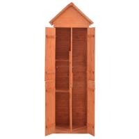 vidaXL Caseta de almacenamiento de jardín de madera 71x60x213 cm - details 1