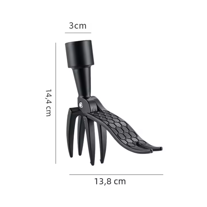 1PCS Reemplazo De Cabeza Para Rascar Malezas Pedal De Riego Rastrillo De Jardín Herramienta De Excavación Y Eliminación De Raíces - 1