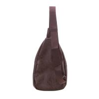 Nueva Bandolera De Cuero PU Para Hombre Bolsa De Pecho Para Viaje Cruzada Negra Estilo Casual Sling Bolsa De Hombro Mensajero - details 6