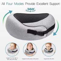 Almohada De Viaje Para Cuello En Forma De U Con Bolsa De Almacenamiento Soporte Cervical De Memoria Espuma Portátil Para Avión Y Descanso Diurno - details 1