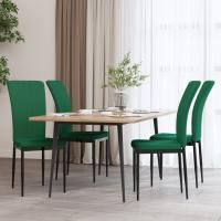 vidaXL Sillas de comedor 4 unidades terciopelo en color Rosa/Azul/Verde oscuro y más | cómodas modernas ergonómicas para comedor cocina salón hogar - details 2