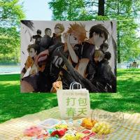 Bandera De Anime Haikyuu Personalizada Para Eventos Y Decoración De Oficina Material De Poliéster Tamaños Variados - details 9