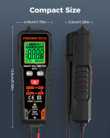 MT01 Mini Multímetro Inteligente Digital AC DC NCV Prueba De Voltaje Y Ohmímetro Rango Automático 600V Para Electricistas - details 7