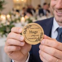 Lote Abridor con Imán Grabado a Láser Personalizado - Obsequios y detalles para Bodas Comuniones y Bautizos - details 2