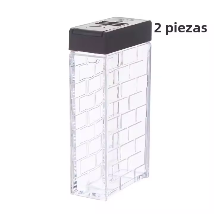 Caja De Almacenamiento De Especias Transparente 6pcs/Juego Botellas De Pimienta Y Sal Para La Cocina Material De Acrílico Y Plástico Estilo Pastoral Ecológico - 1