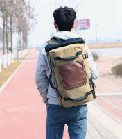 Mochila Multifuncional De Viaje Rugzak Para Hombres Bolsa De Escuela De Estudiante De Algodón 4 Colores Mochila Casual De 20-35 Litros - details 18
