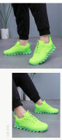 Zapatos De Correr Para Hombre En Color Naranja Zapatos Deportivos Casuales Transpirables Ligeros Antideslizantes Para Exterior Y Maratón - details 20