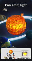 Bloques De Construcción Solar Sistema Rotatorio Modelo Del Sol Y La Tierra Serie Del Universo Ciencia Espacial Educativa DIY Para Niños Regalo - details 4