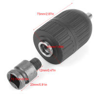 Chorro De Taladro Sin Llave 2-13mm Con Adaptador De Chorro De 1/2 Para Conversión De Llave De Impacto 1/2"-20UNF - details 3